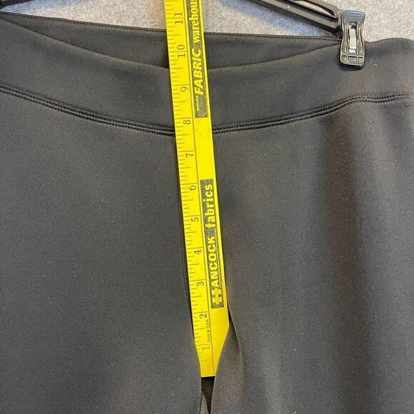 L'AMOUR NANETTE LEPORE Pants Womens Large Black Flat Front Ankle Stretch Pull On - Picture 5 of 15